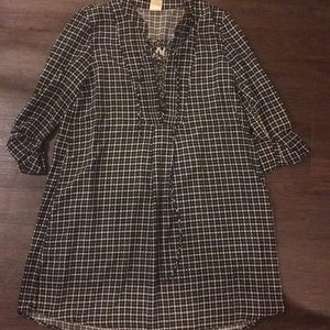 Boutique Shirt Tie Dress
